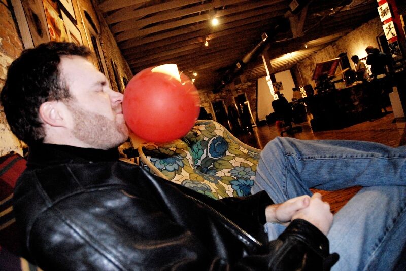 Me, getting hit in the face with a ball in 2007