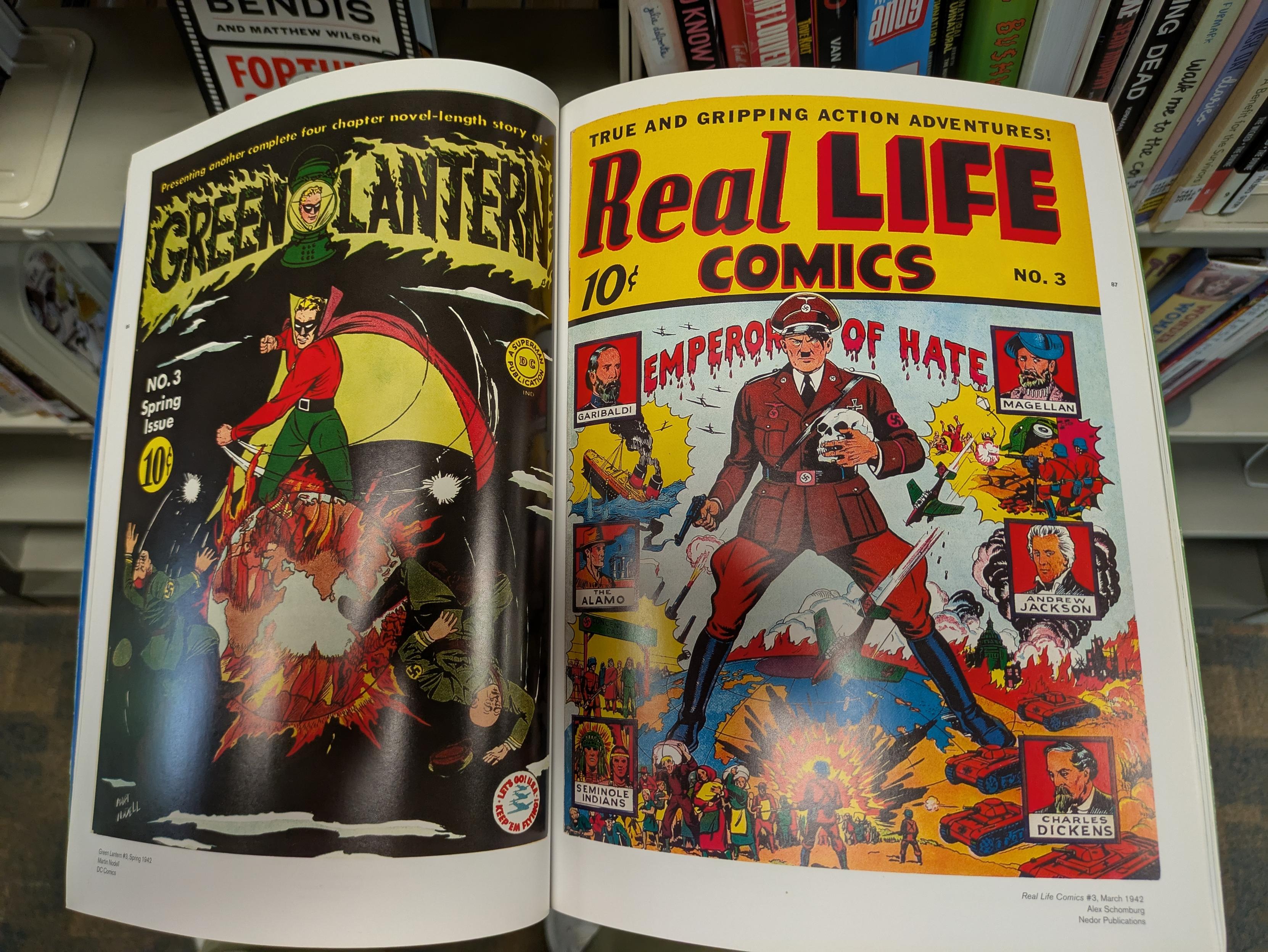 2-page spread from the graphic novel, "Take that, Adolf!"